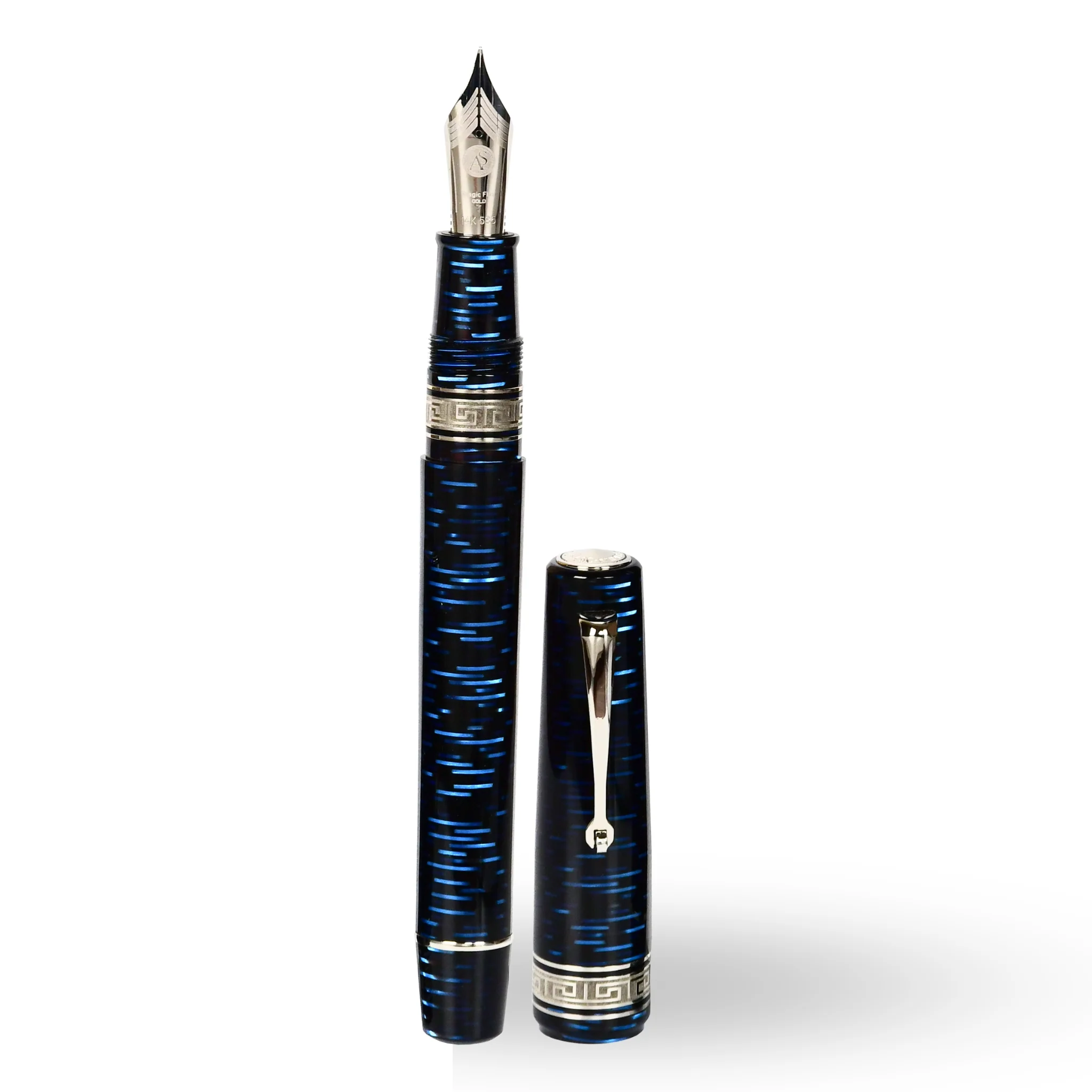 ASC Bologna Extra Blue "Wall Street" Skyscraper LE - Fountain Pen - Image 20