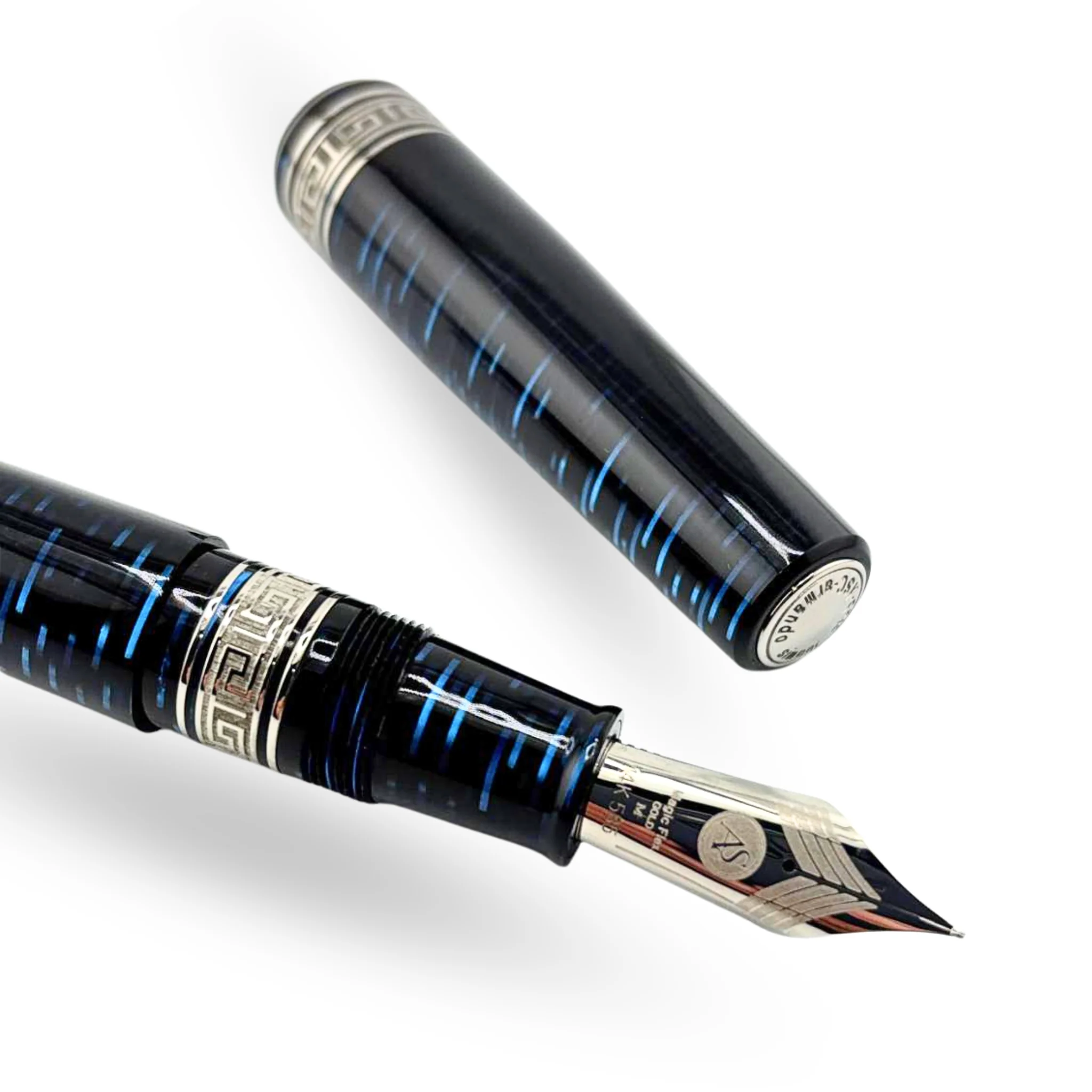 ASC Bologna Extra Blue "Wall Street" Skyscraper LE - Fountain Pen - Image 24