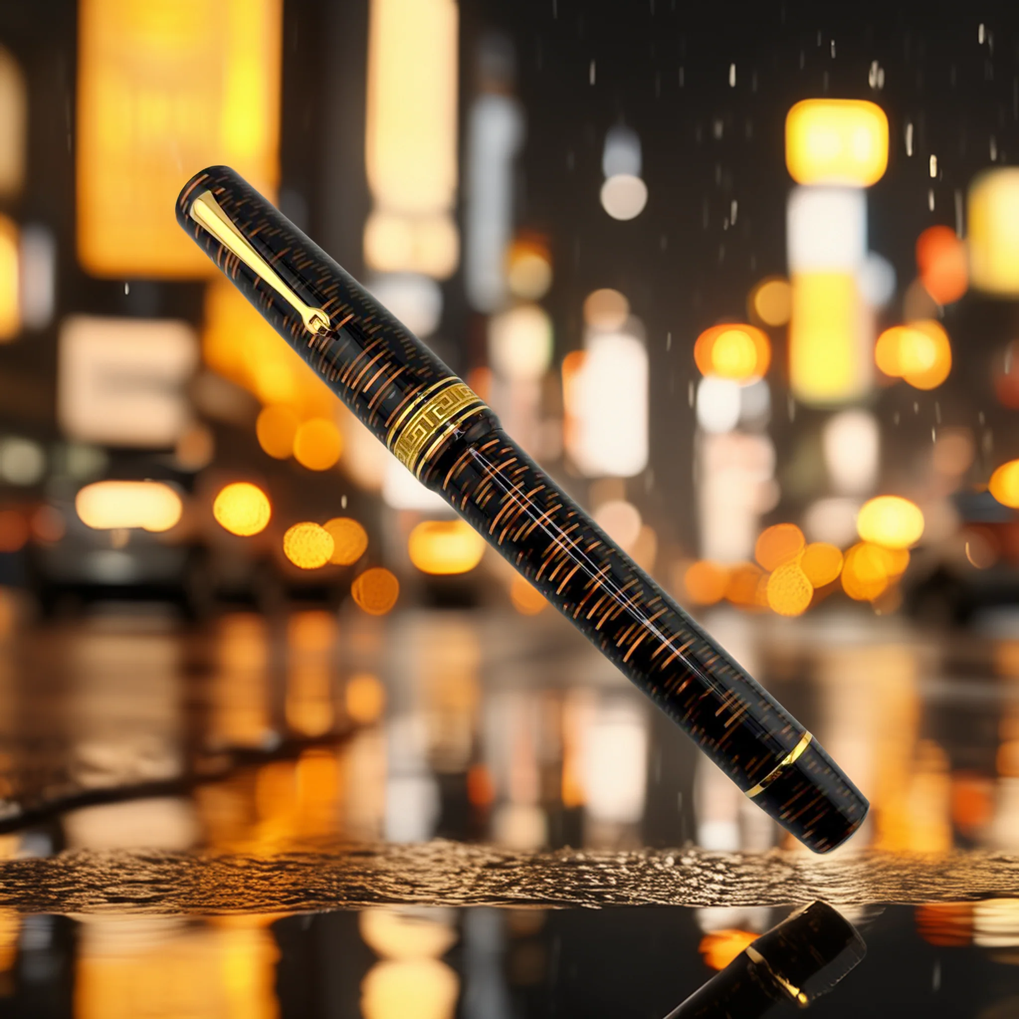 ASC Bologna Extra Bronze Skyscraper Limited Edition Fountain Pen - Image 3