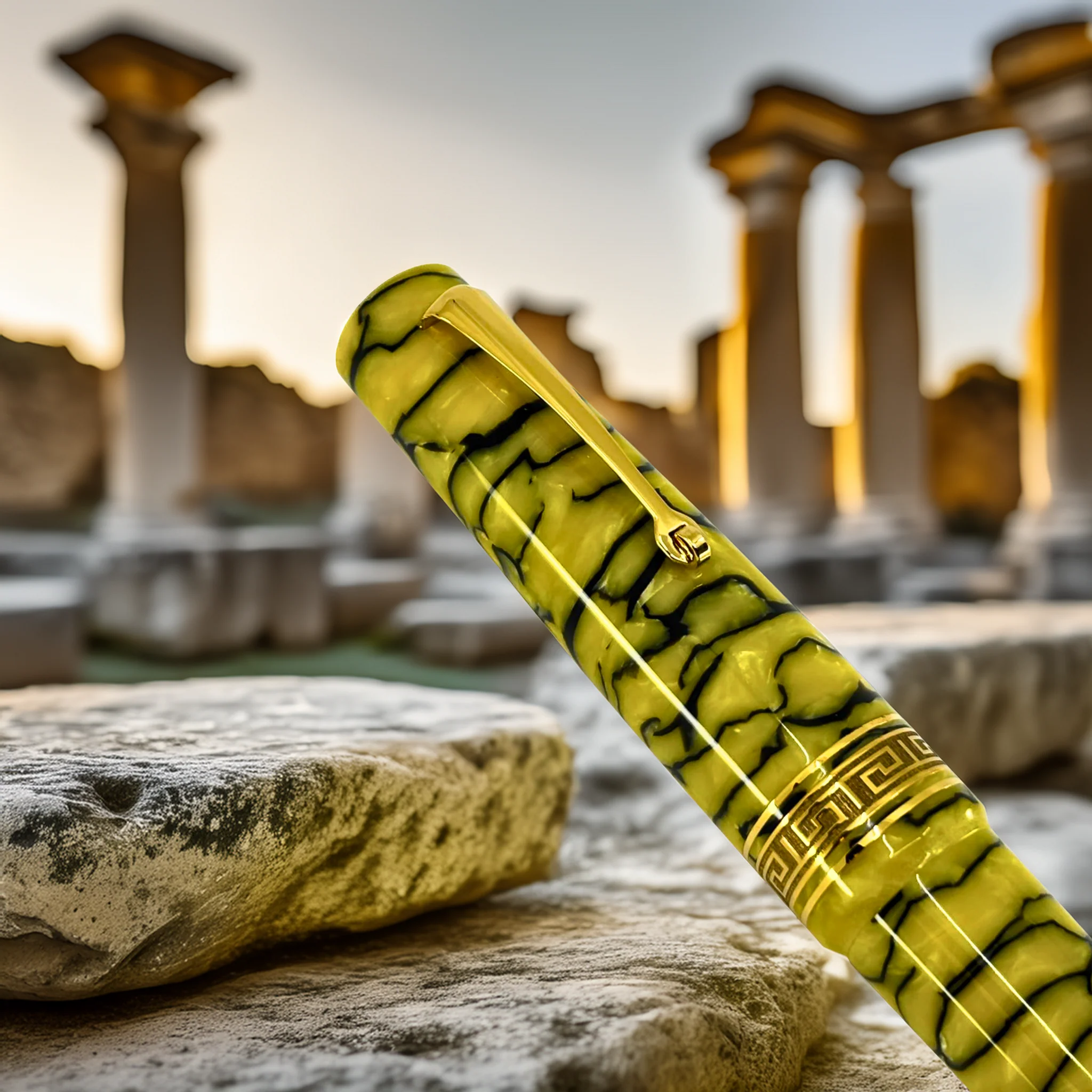 ASC Bologna Extra Pompeii II LE Gold Trim Bespoke 2025 - Fountain Pen - Image 5