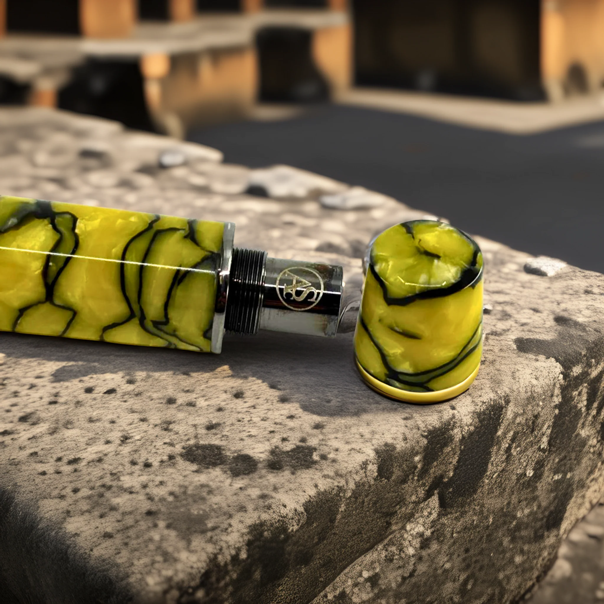 ASC Bologna Extra Pompeii II LE Ruthenium Trim Bespoke 2025 - Fountain Pen - Image 3