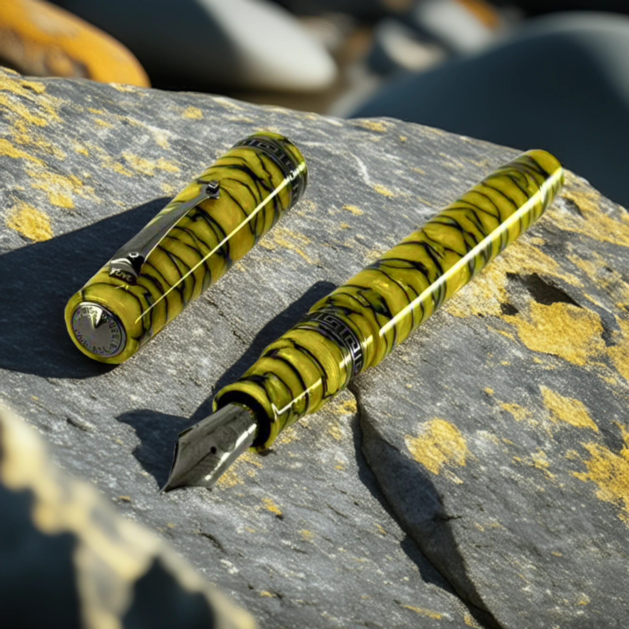 ASC Bologna Extra Pompeii II LE Ruthenium Trim Bespoke 2025 - Fountain Pen - Image 6