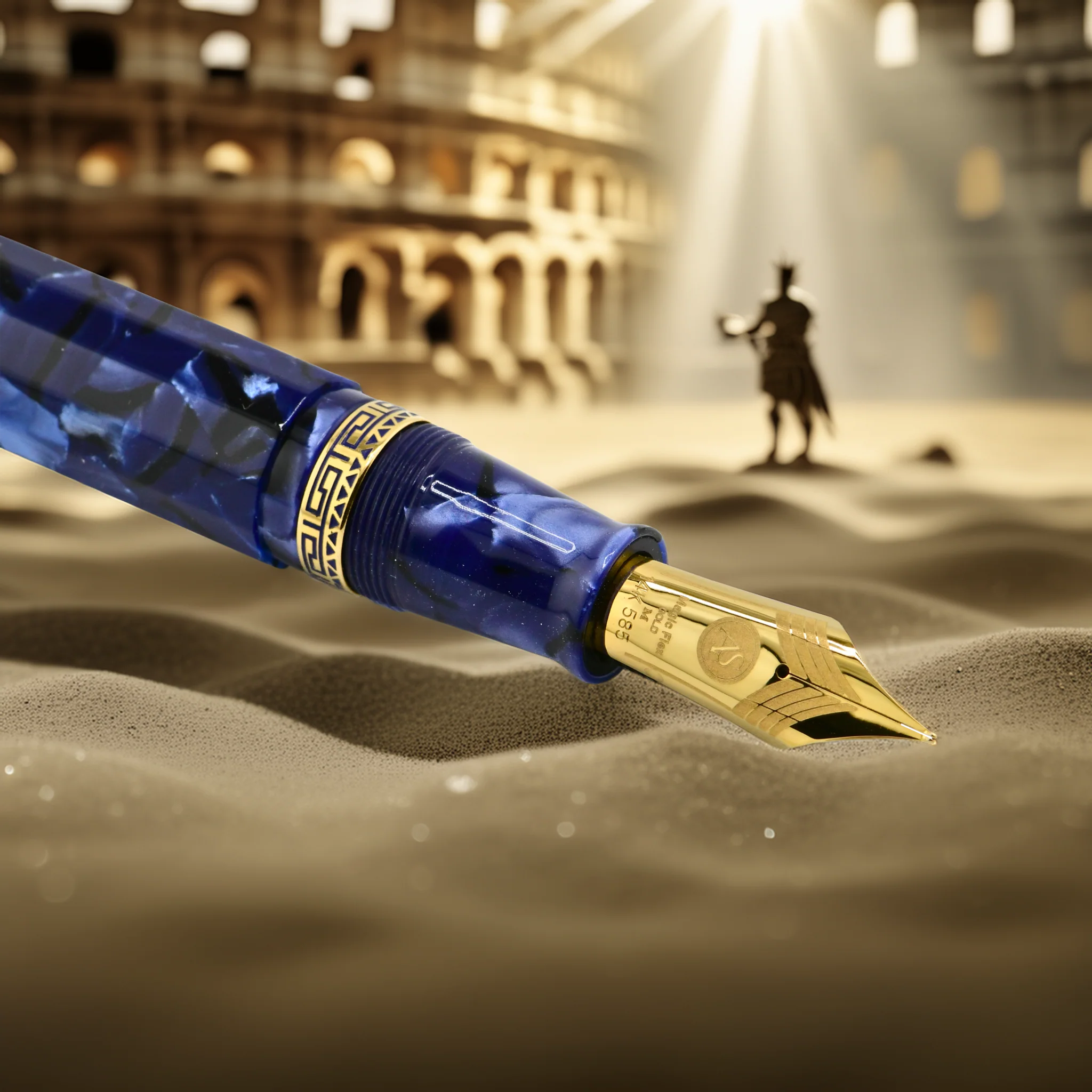 ASC Gran Gladiator Blue La Royale Limited Edition - Fountain Pen - Image 10