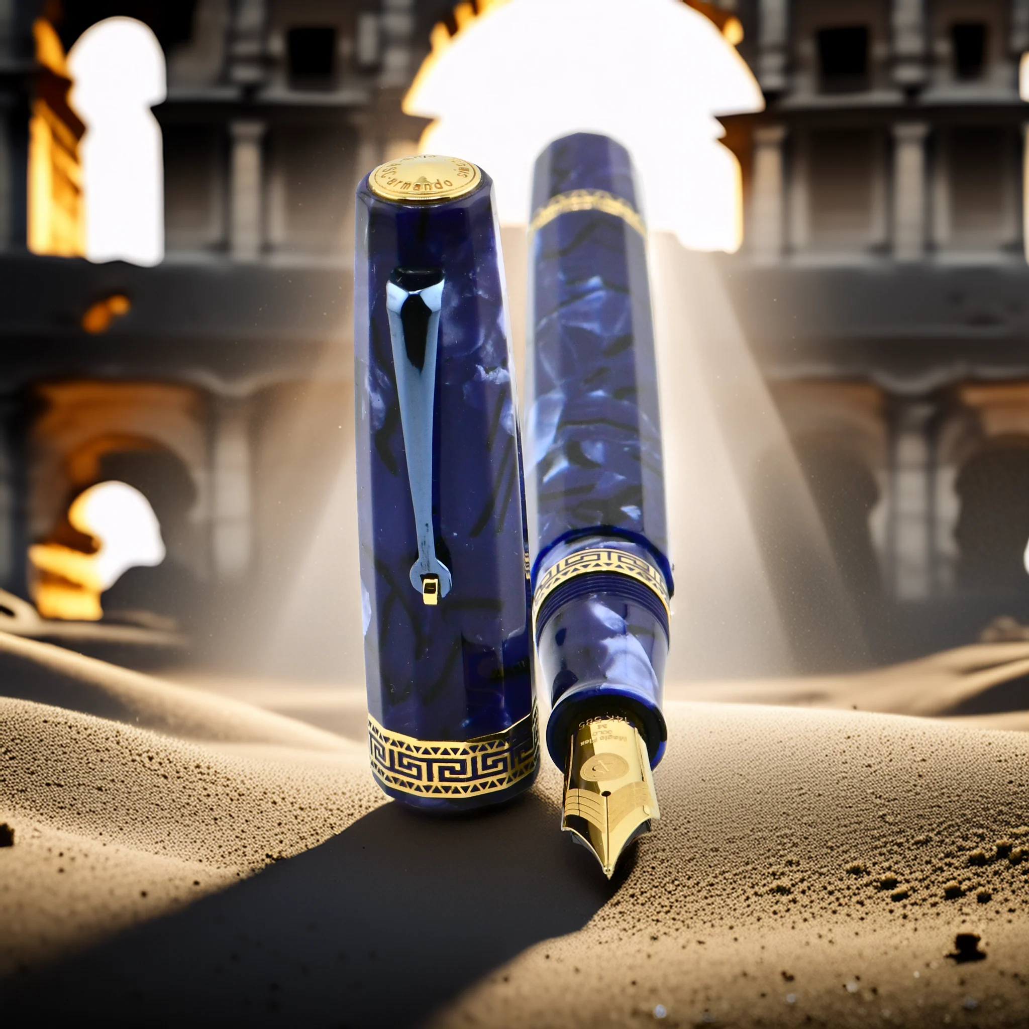 ASC Gran Gladiator Blue La Royale Limited Edition - Fountain Pen - Image 12