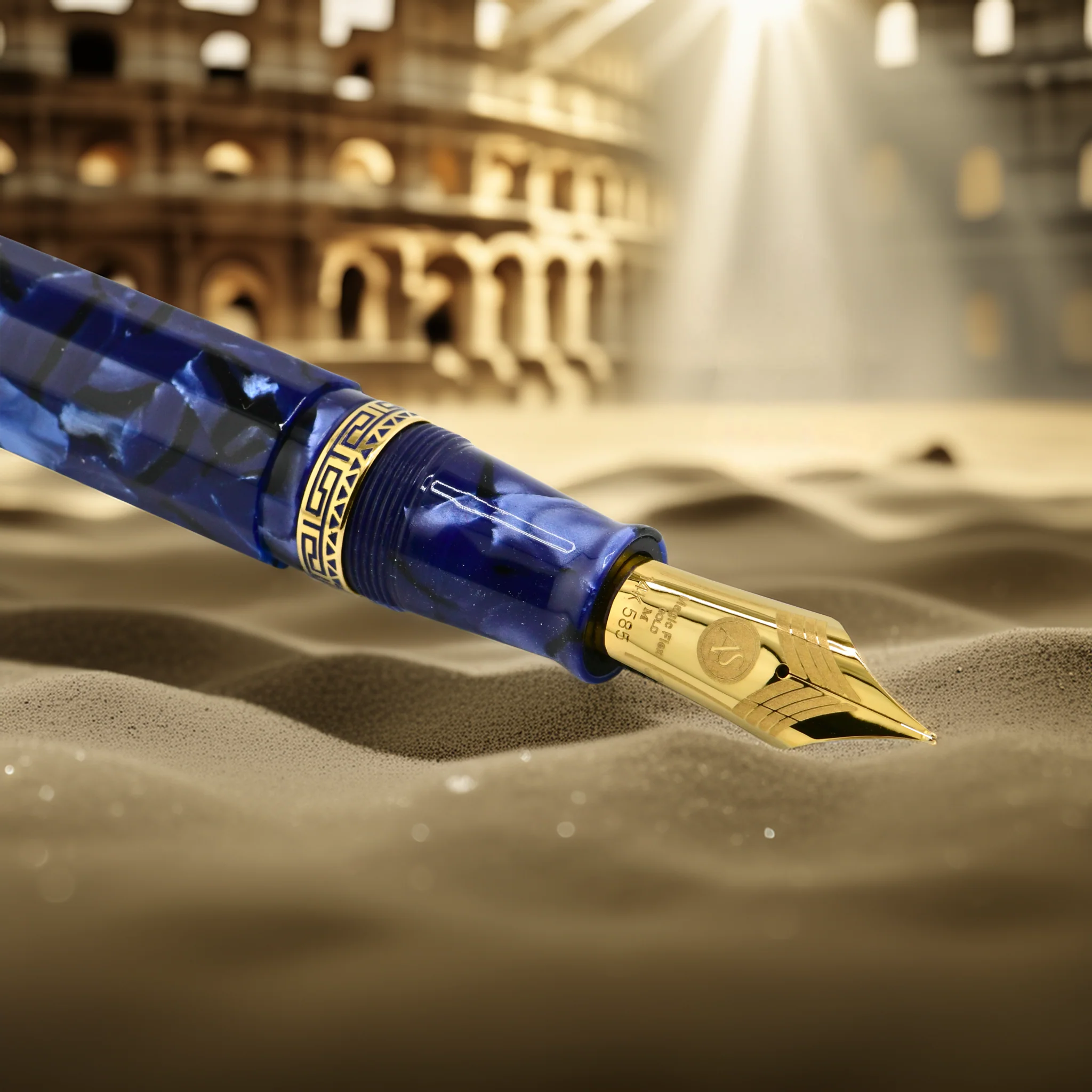 ASC Gran Gladiator Blue La Royale Limited Edition - Fountain Pen - Image 4