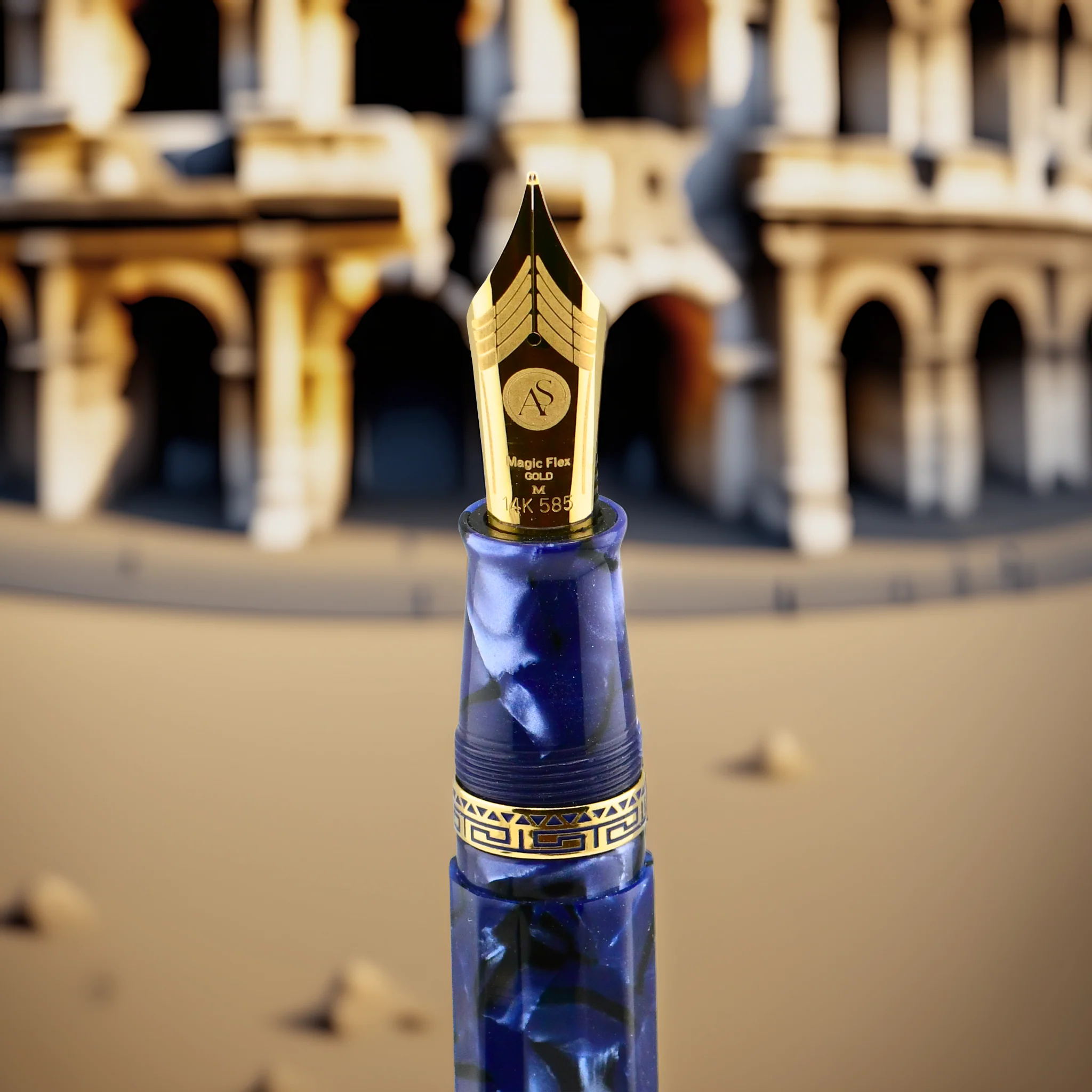 ASC Gran Gladiator Blue La Royale Limited Edition - Fountain Pen - Image 8