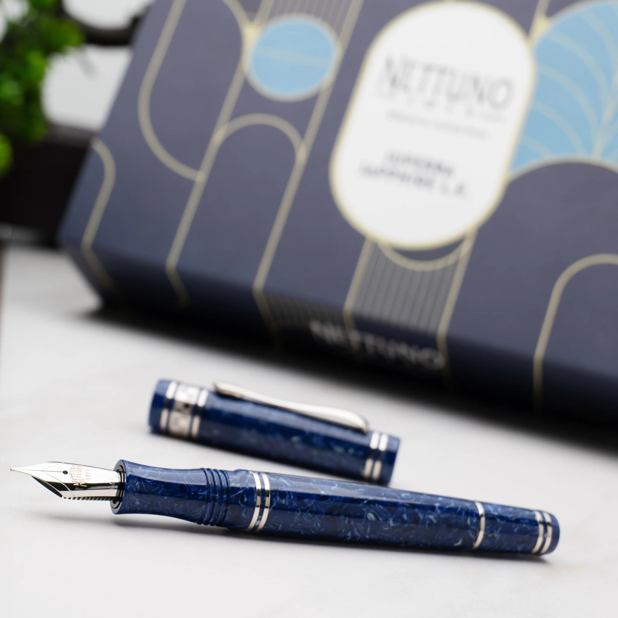 Nettuno Superba Sapphire Blue LE - Fountain Pen - Image 11