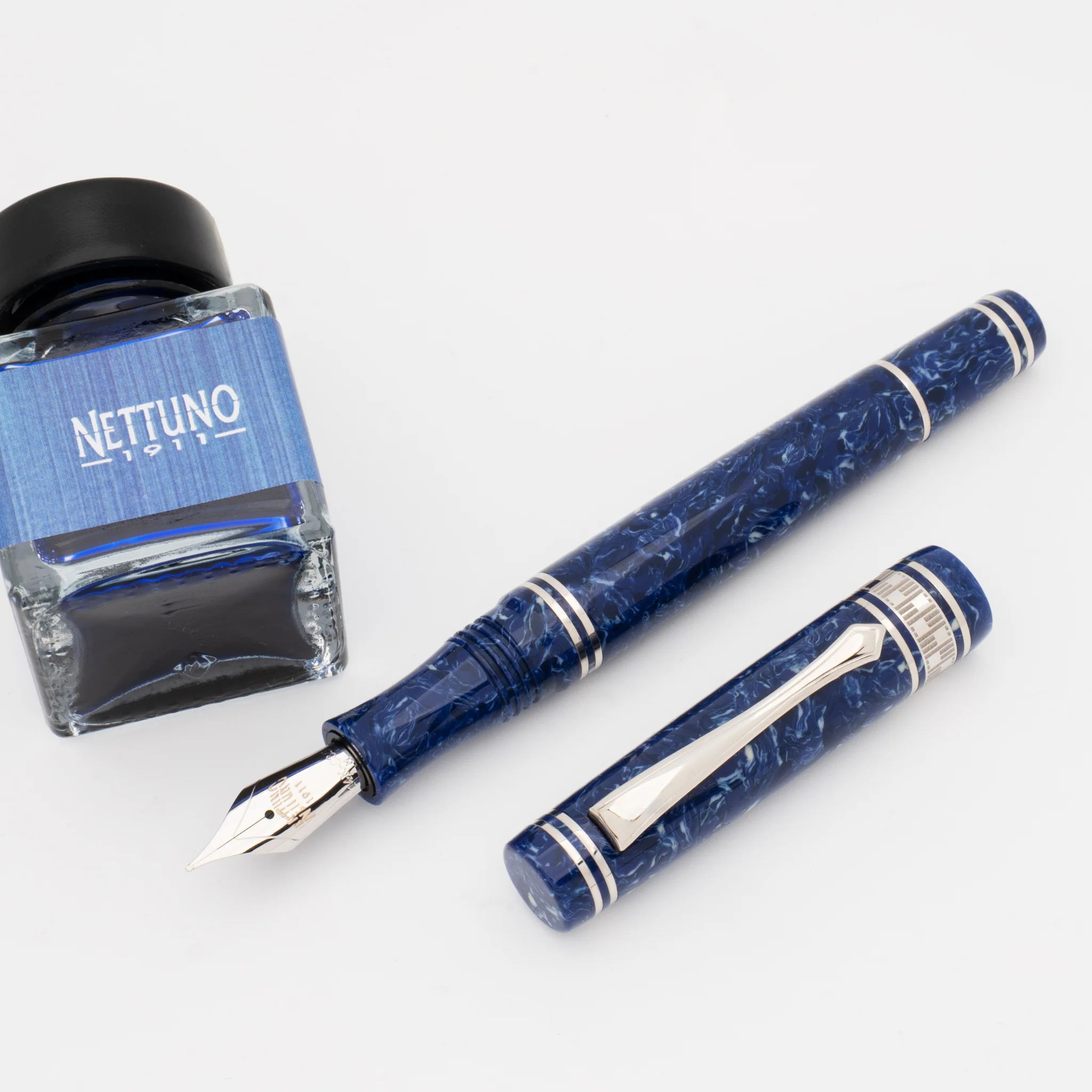 Nettuno Superba Sapphire Blue LE - Fountain Pen - Image 6