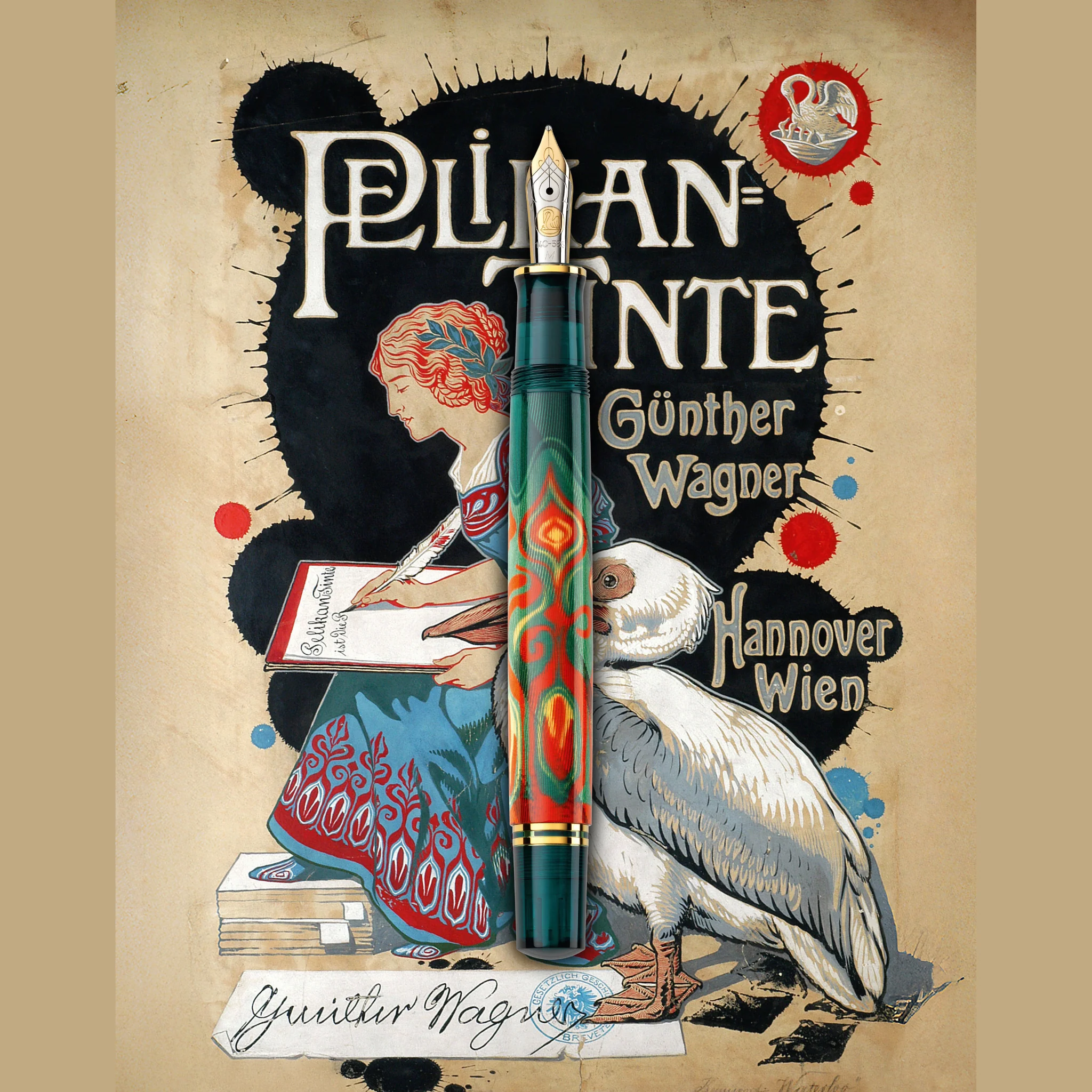 Pelikan Souverän M600 Art Collection Rudi Rother Limited Edition - Fountain Pen - Image 9