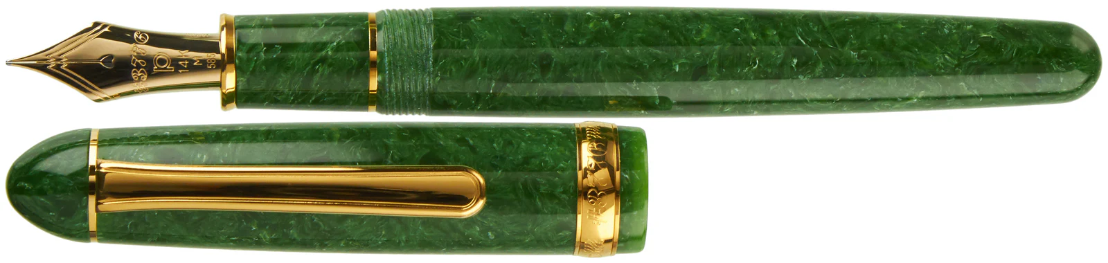 Platinum 3776 Celluloid Jade - Fountain Pen - Image 3