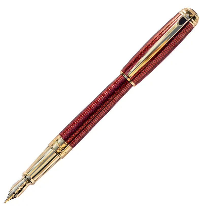 S.T. Dupont Line D Large Diamond Guilloché Ruby - Image 4