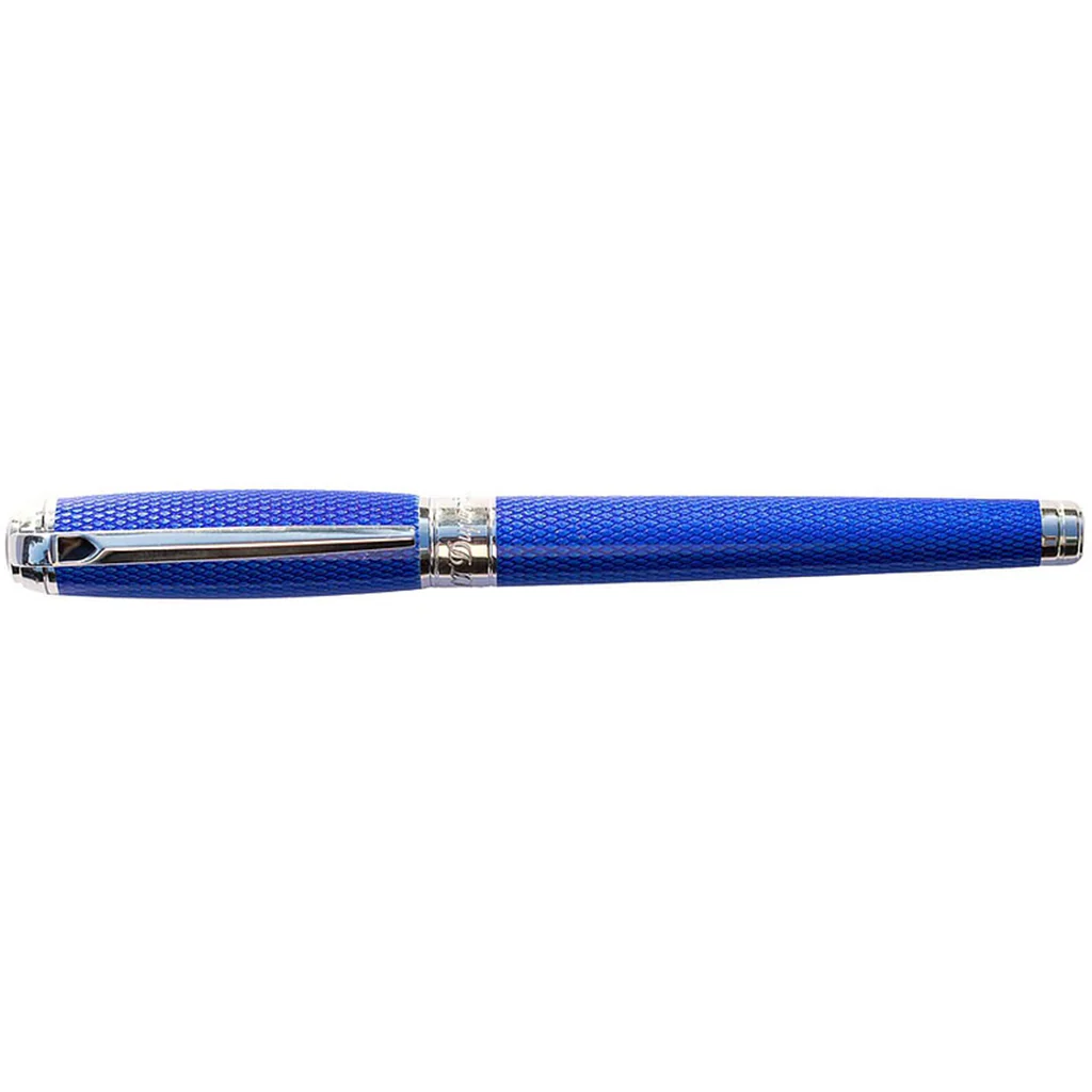 S.T. Dupont Line D Large Diamond Guilloché Sapphire - Image 3