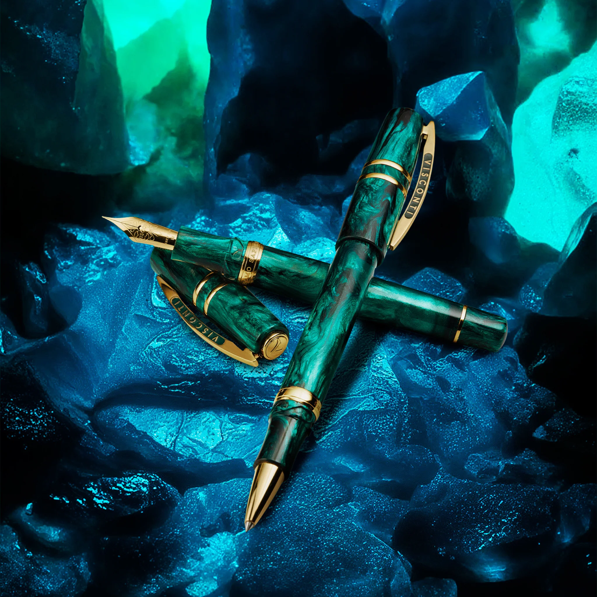 Visconti Limited Edition Homo Sapiens Dark Emerald - Fountain Pen - Image 9