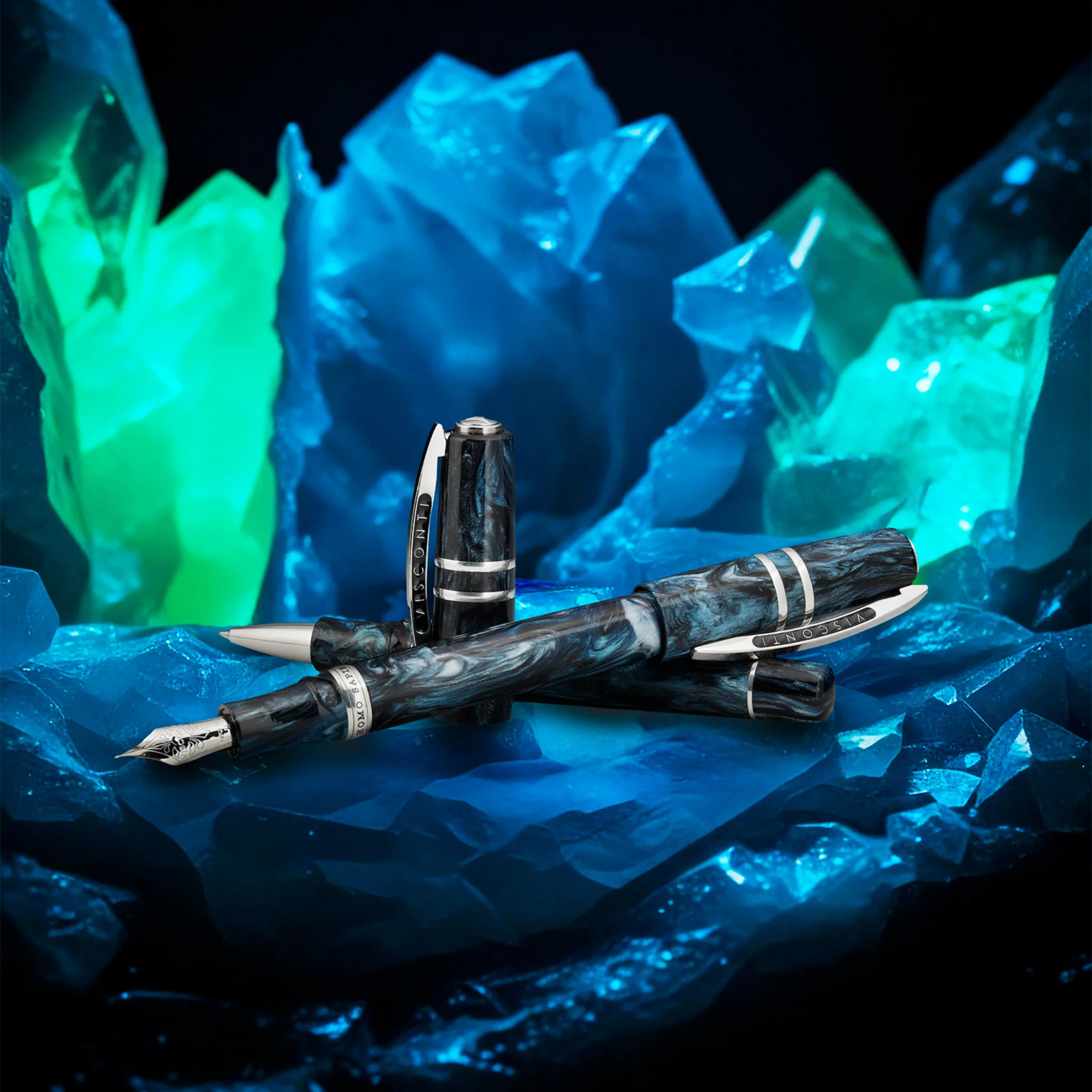 Visconti Limited Edition Homo Sapiens Dark Sapphire - Fountain Pen - Image 7